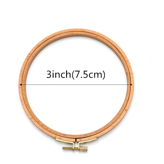 Embroidery Hoops, Round Display Frames for Handmade Needlecraft Art