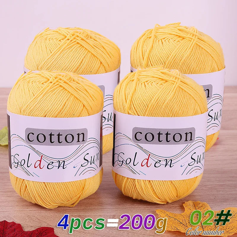 Yarn, Medium-Fine for Crochet Sweaters, Vests, Hats & Small Blankets