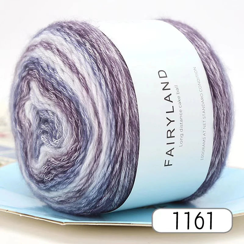 Yarn, Rainbow Gradient for Handmade Sweaters, Scarves, Hats & Shawls