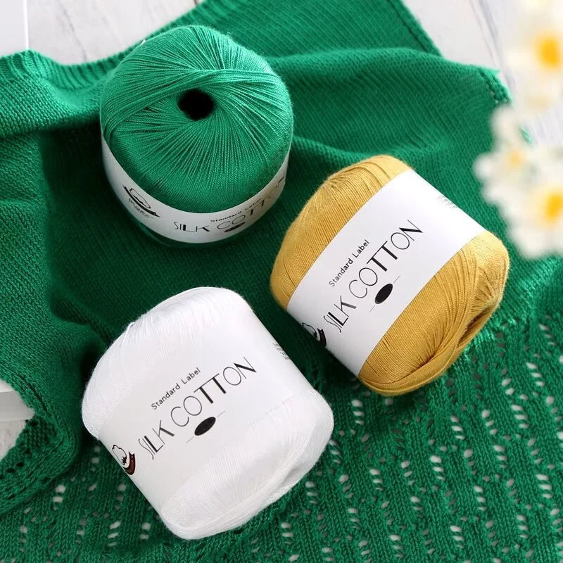 Yarn, Fine Lace for Openwork Shawls, Sweaters, Hats & Handmade Crochet
