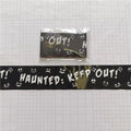 Halloween Decoration Crime Scene Tape Scary Caution Roll Hazard Indoor Outdoor Spooky