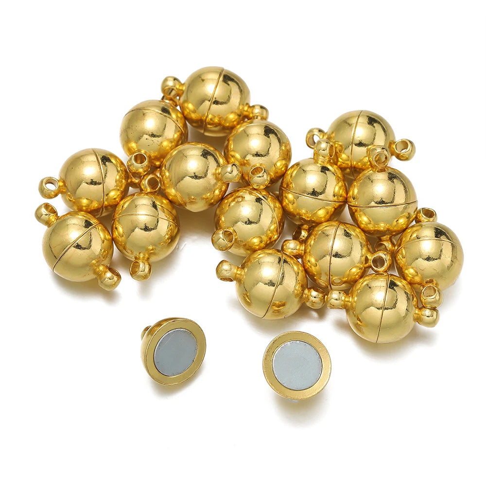 Magnetic Clasps Round Bracelet Converter Connectors DIY Jewelry Making