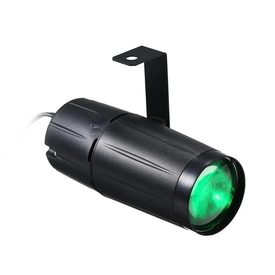 ALIEN 5W LED Beam Spotlight Pinspot Light Mirror Balls DJ Disco Party Christmas Dance Holiday Back lights Stage Lighting Effect