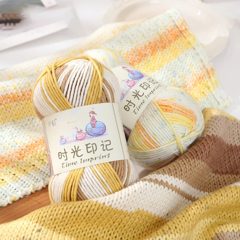 Yarn, Colorful Gradient for Sweaters, Coats, Gloves, Bags & Blankets