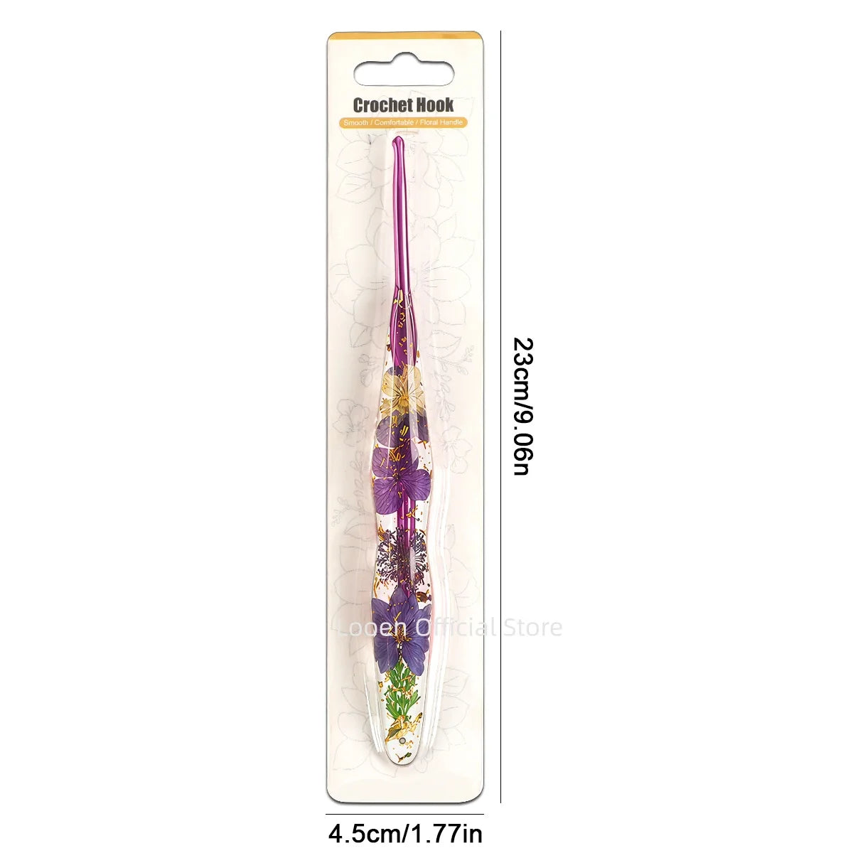 Crochet Hooks, Resin Handles for Handmade Knitting & Crochet Projects