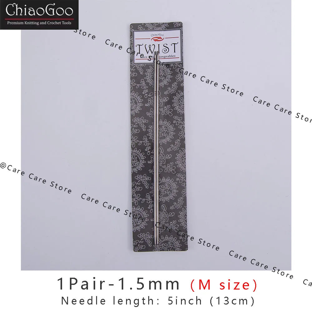 Knitting Needle Tips, ChiaoGoo TWIST Lace for Interchangeable Yarn Crafts