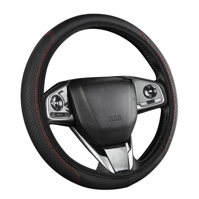 Full-Wrapped Car Steering Wheel Cover Steering Wheel Cover Anti-Slip Comfort