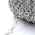 Jewelry Chains Heart Star Stainless Steel Necklace Bracelet DIY Jewelry Making