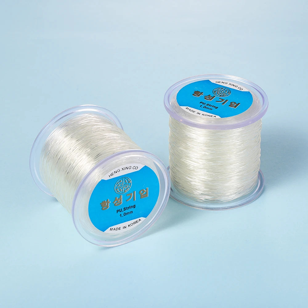 Beading Cord Elastic String Transparent Elastic Bracelet Necklace Craft Supplies