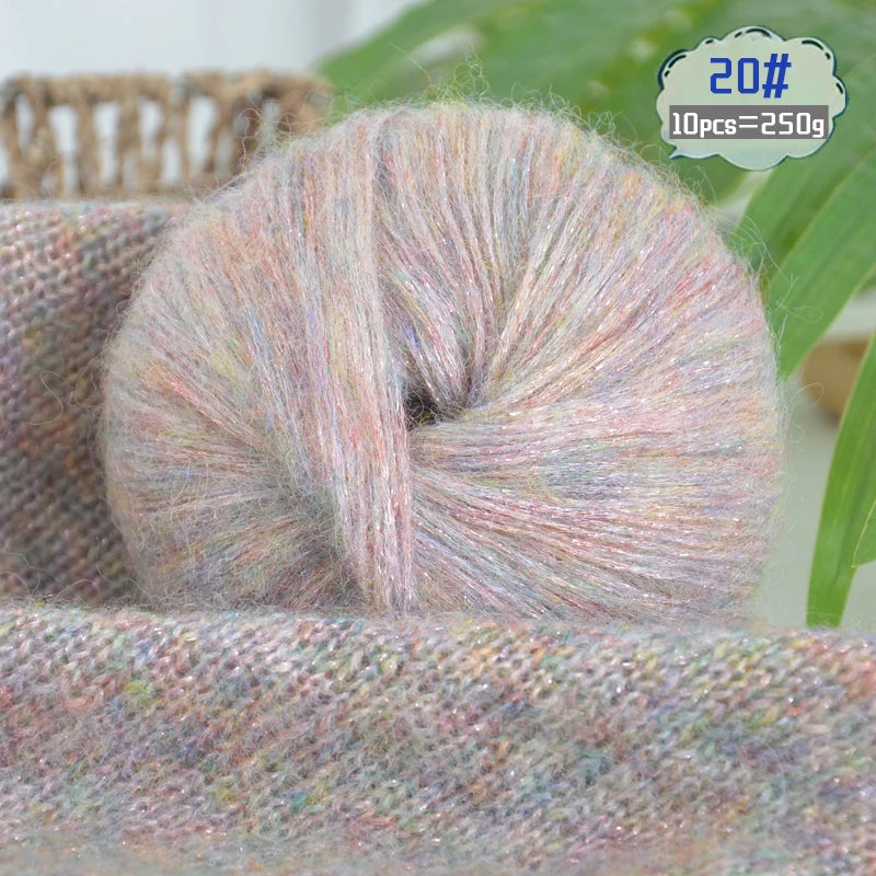 Yarn, Glitter Effect for Knitting Sweaters, Scarves, Hats & Handmade Gifts