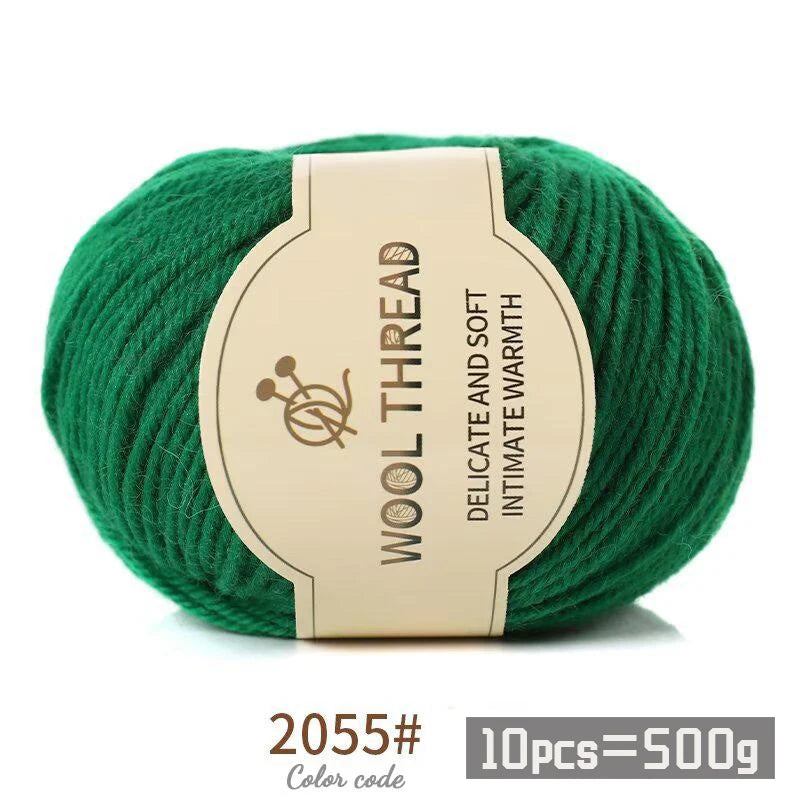 Yarn, Medium-Coarse for Handmade Sweaters, Scarves, Hats & Winter Knitwear