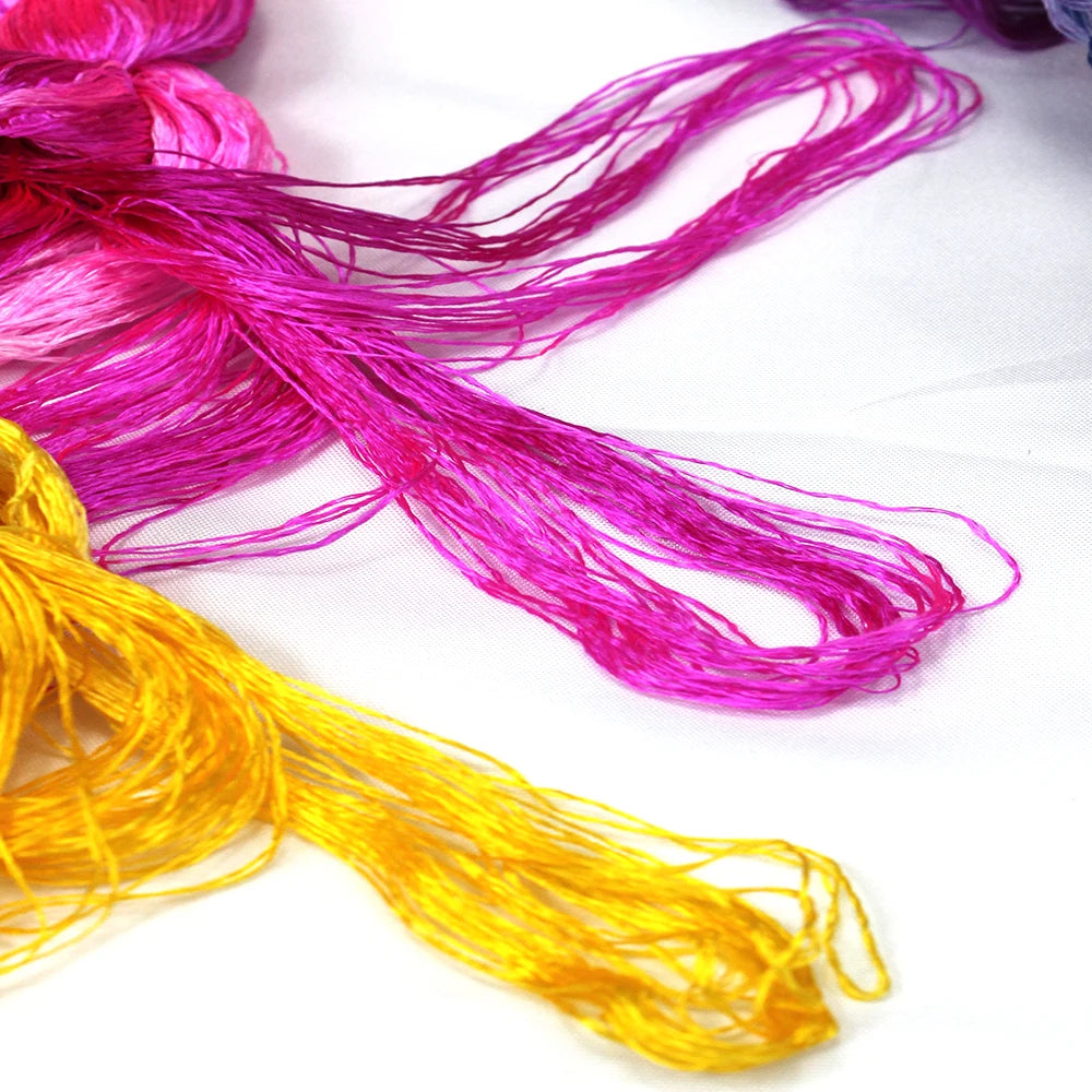 Embroidery Thread, Gradient Colors for Suzhou-Style Hand Embroidery Crafts