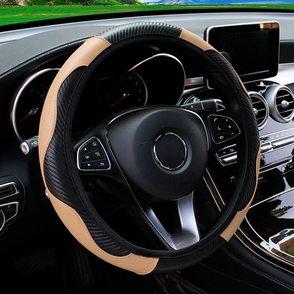 Car Steering Wheel Cover Breathable Steering Wheel Cover Anti-Slip Comfort