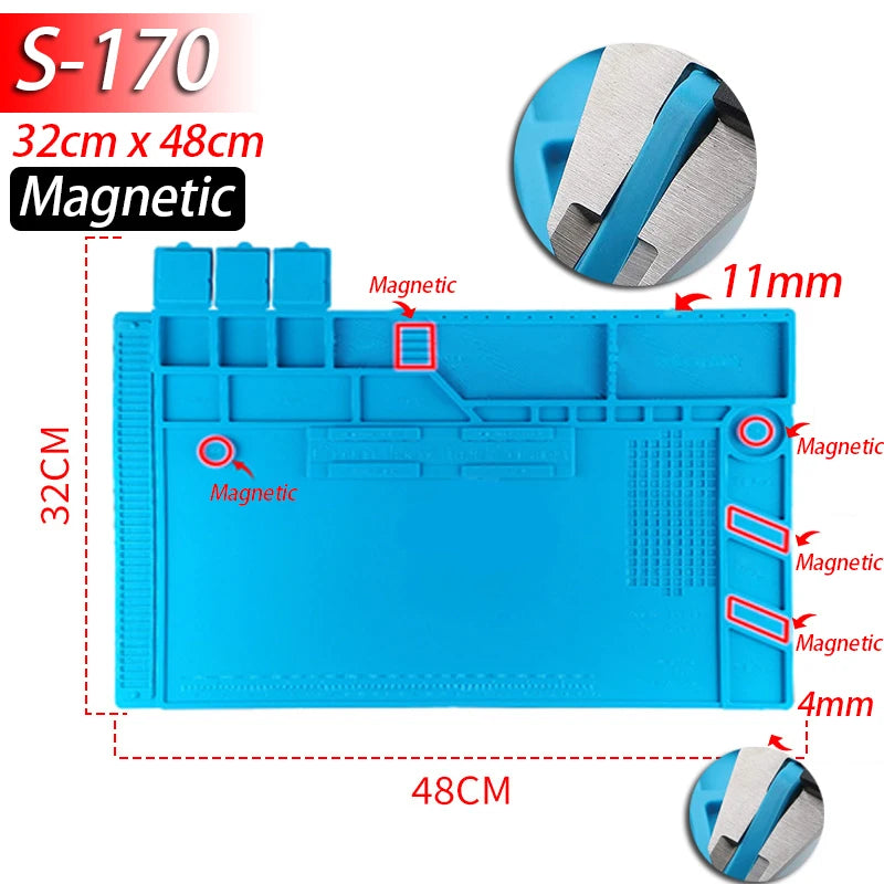 Soldering Station Mat Silicone Work Premium Quality Replacement Accessory