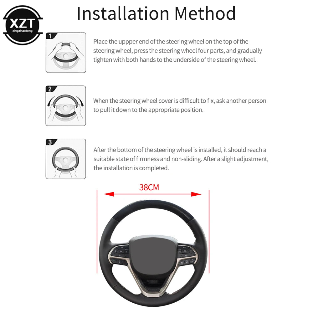 Hot Car Steering Wheel Cover Steering Wheel Cover Anti-Slip Comfort