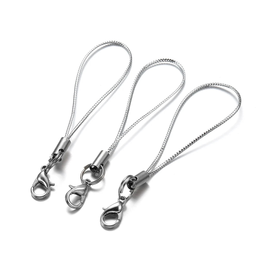 Keychain Cords with Lobster Clasps Lanyard Straps DIY Jewelry Making