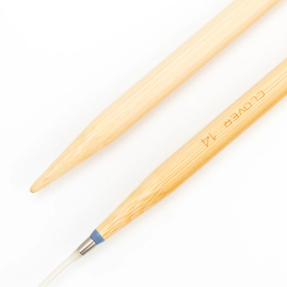 Knitting Needles, Clover Bamboo Swivel Circular for Handmade Yarn Crafts