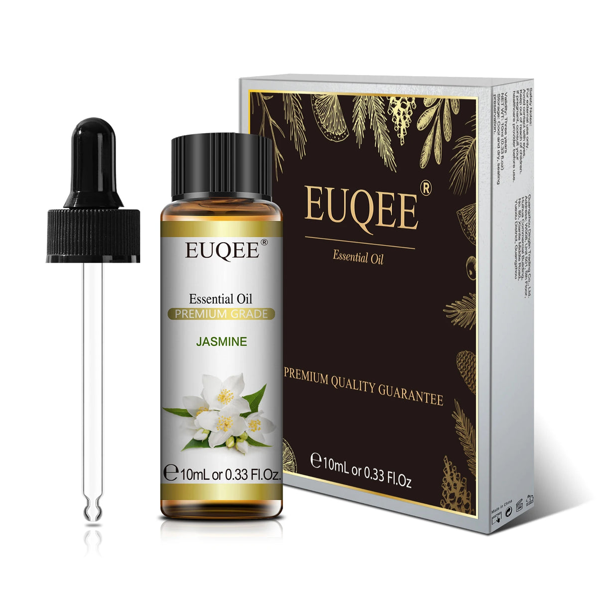 EUQEE Pure Essential Oil 10ml 31 Scents Dropper Diffuser Candle Soap Massage