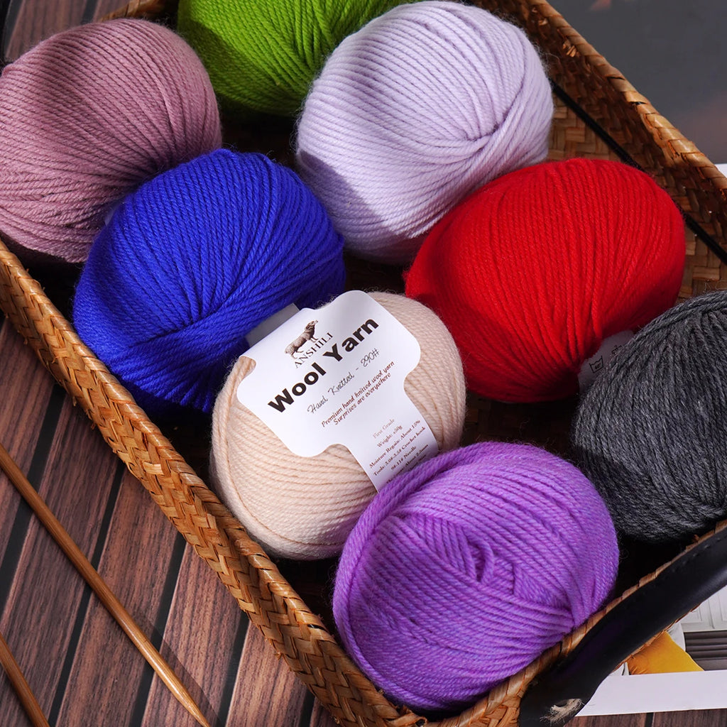 Yarn, Medium-Thick for Sweaters, Scarves, Gloves, Blankets & Cozy Crafts