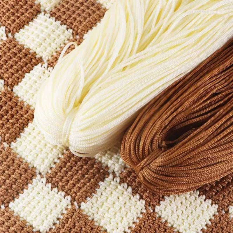 Yarn, Hollow Cord for Hand Crochet Summer Hats, Bags & Cushion Projects