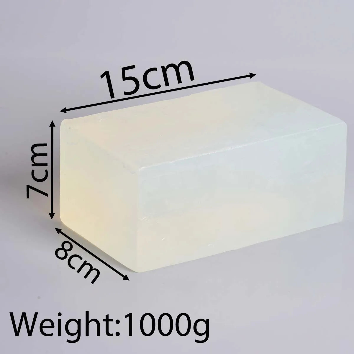 1000g Clear White Soap Base DIY Handmade Aromatherapy Soap Raw Material Glycerin for Bath Foaming Butter Craft Making Supplies