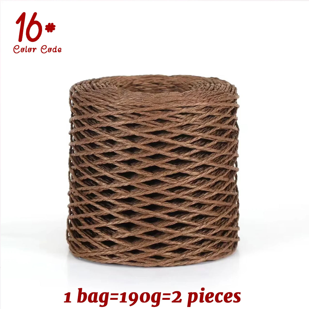 Yarn, Raffia-Style for Summer Hats, Bags, Slippers, Gift Wrap & Crafts