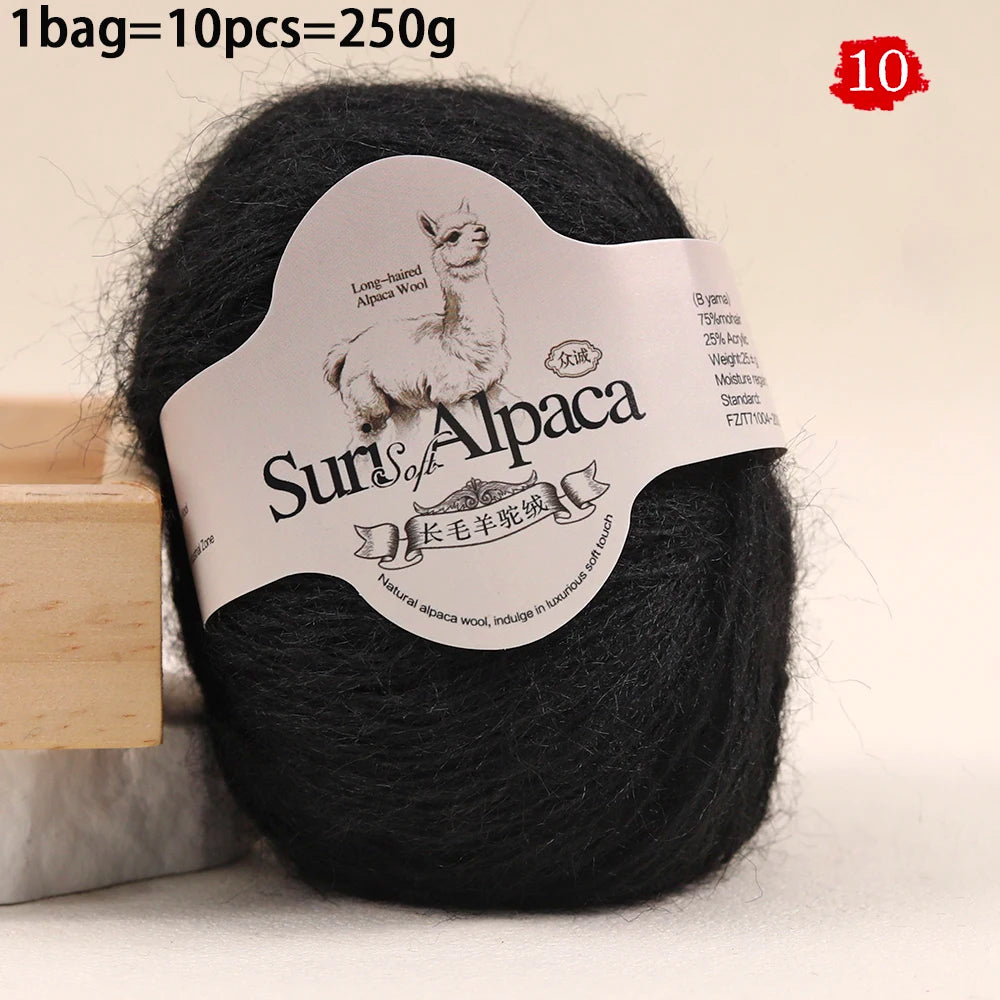 Yarn, Long-Pile Multicolor for Sweaters, Gloves, Shawls & Decorative Crafts
