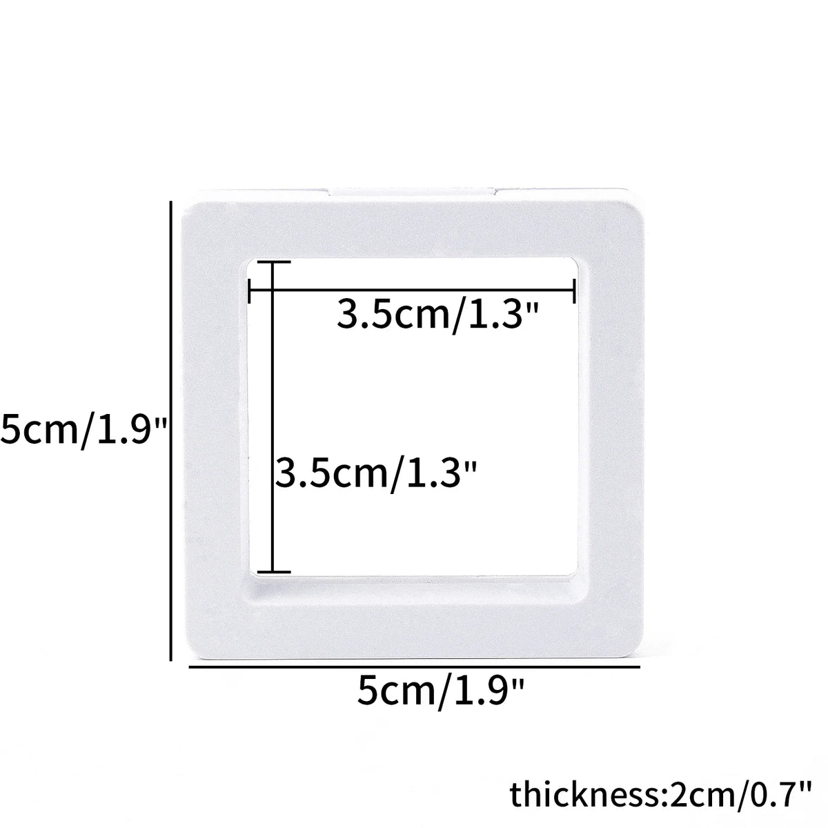 Jewelry Display Frame Floating Shadow Box Holder DIY Jewelry Making