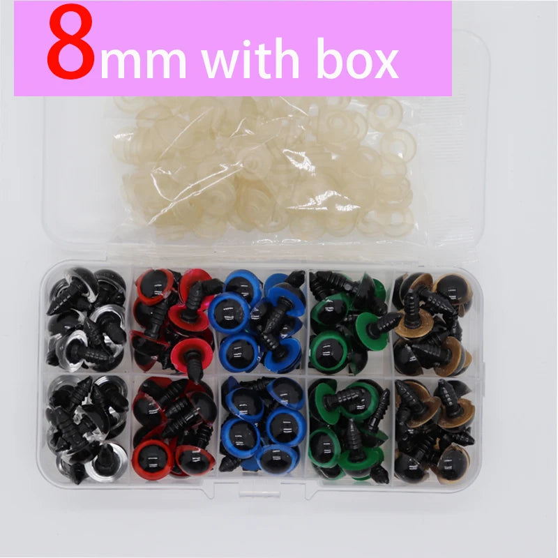 5/6//7/8/9/10/12/14/18/20mm Plastic Safety Eyes For Premium Quality Replacement Accessory