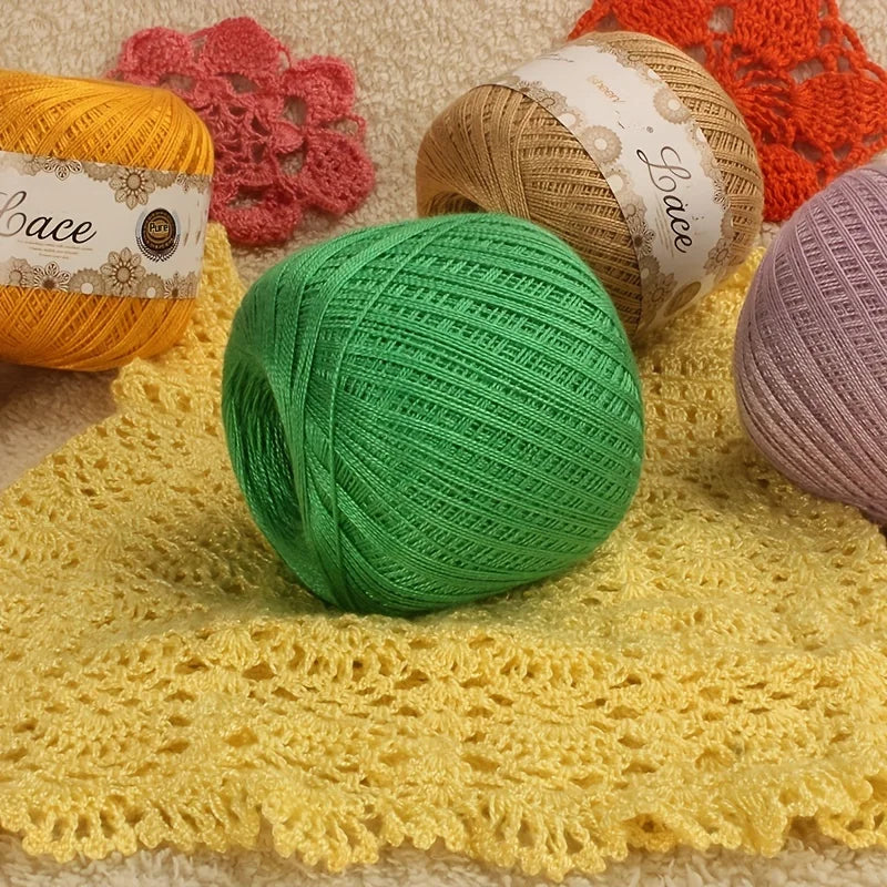 Yarn, Pearl Lace Style for Crochet Shawls, Summer Sweaters, Hats & Scarves