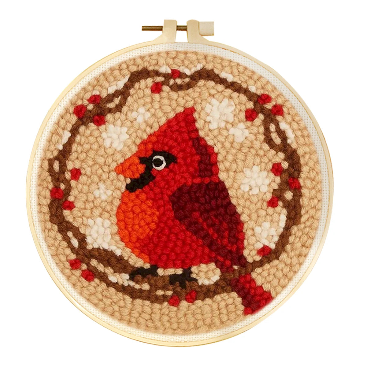 Punch Needle Kit, Hummingbird Love Design for Handmade Wall Decor & Gifts