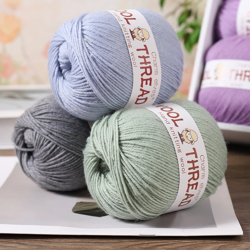 Yarn, Medium-Coarse for Knitting Sweaters, Scarves, Hats & Winter Crafts