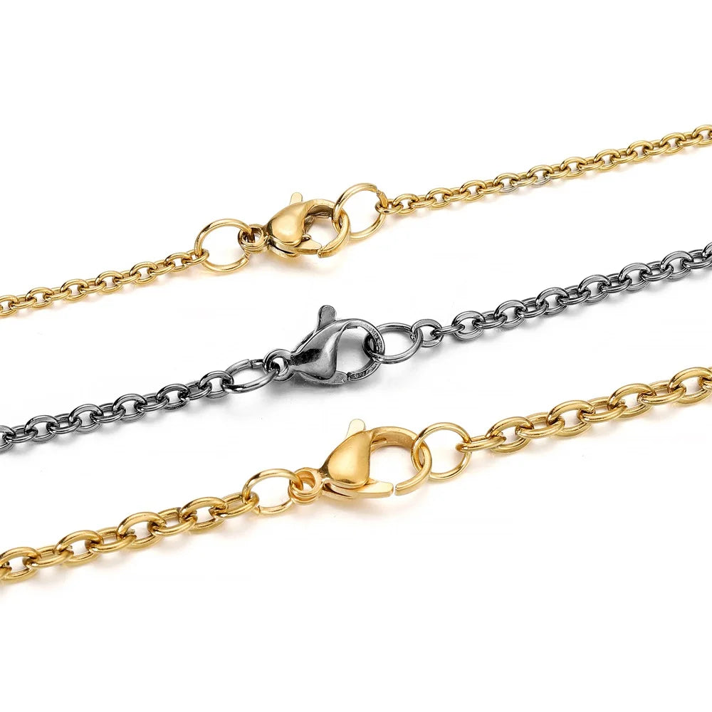 Lobster Clasps Stainless Steel Gold Color Connectors DIY Jewelry Making