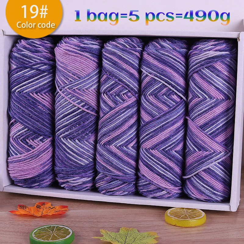 Yarn, Color Gradient for Knitting Sweaters, Scarves, Hats & Handmade Gifts