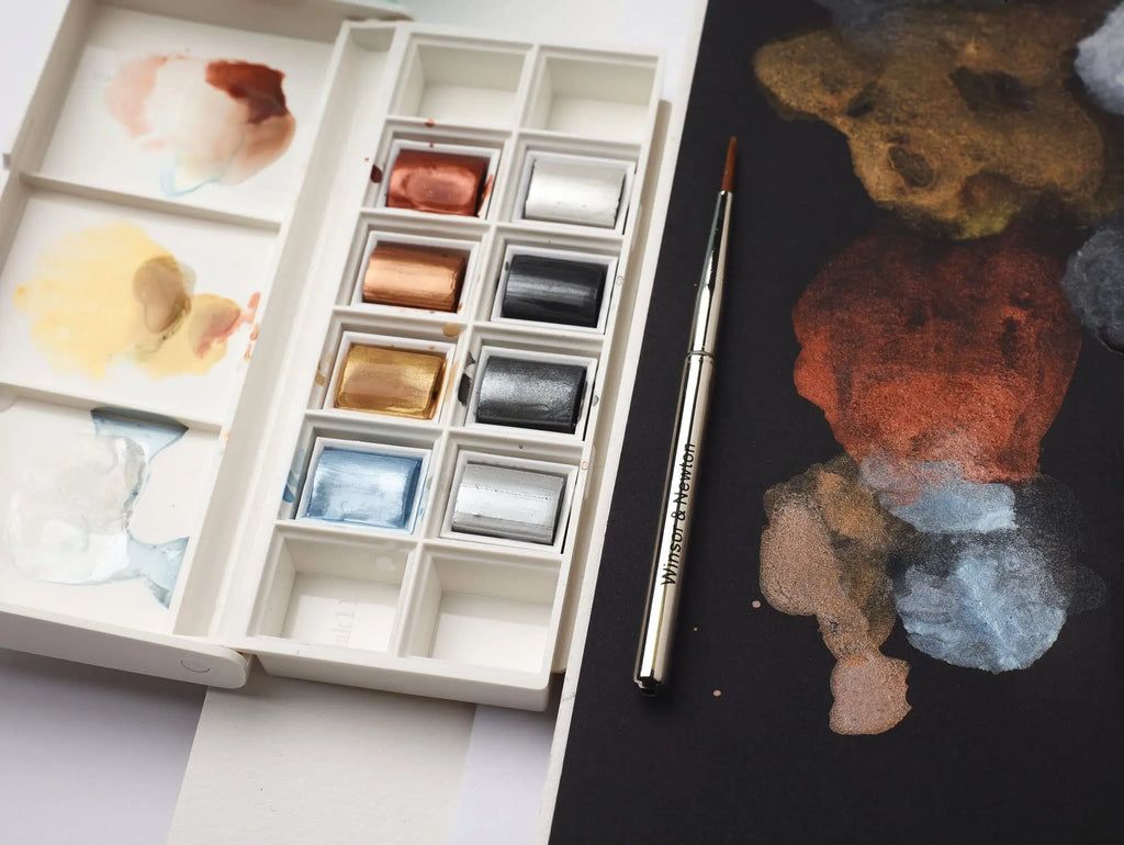 Winsor & Newton Cotman Watercolor Paint Set — Half Pan & Tube Sets