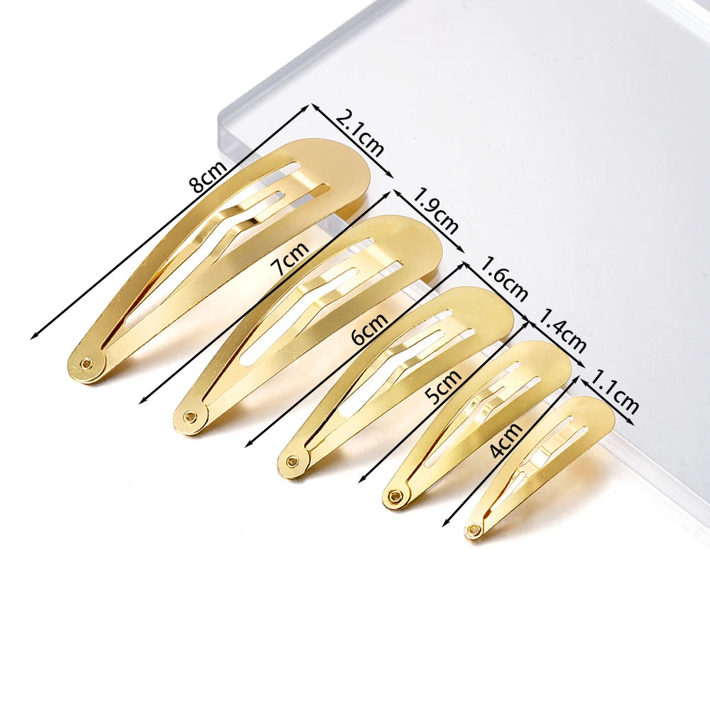 Hair Clip Blanks Metal Snap Alligator Bases DIY Jewelry Making Craft Supplies