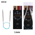 Knitting Needles, Stainless Steel Circular for Handmade Sweaters & Scarves