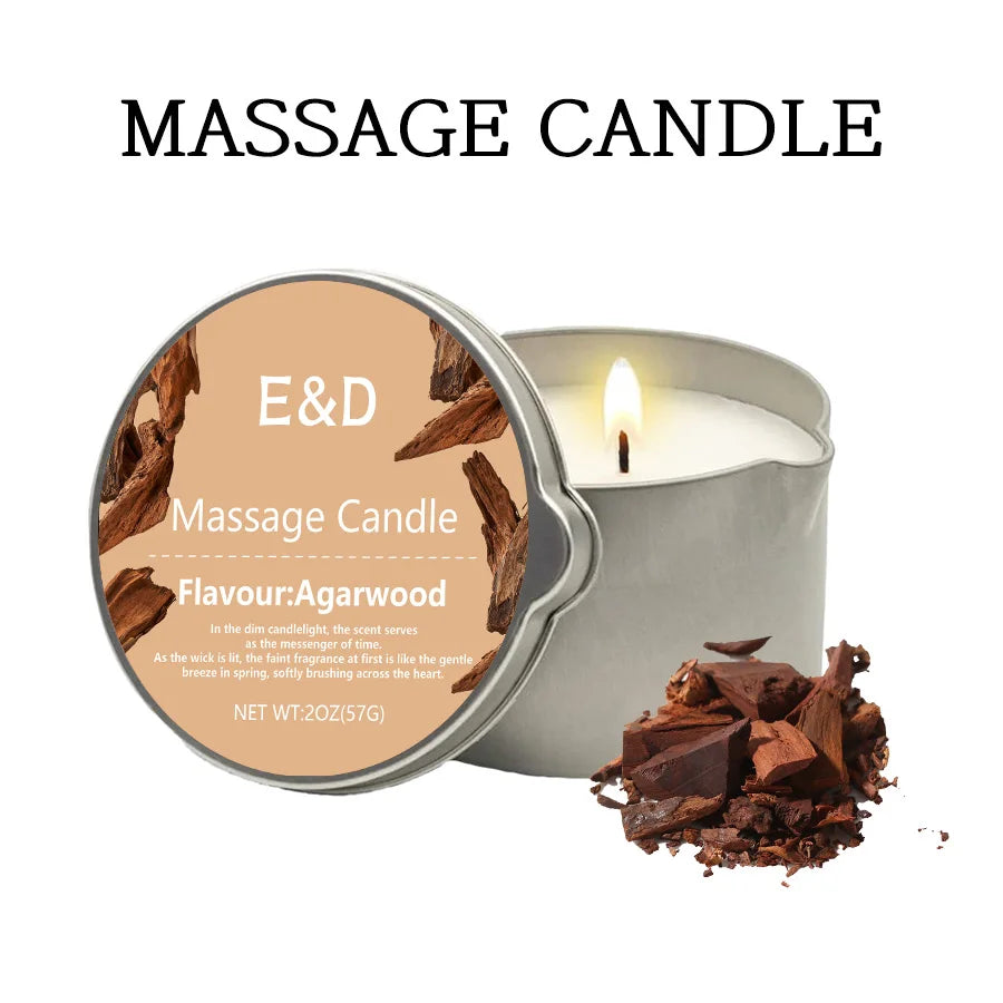 Massage Candles EVODUCK Jasmine Gardenia Lavender Amber Vanilla Fragrances