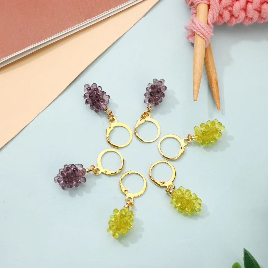 Stitch Markers, Fruit Shapes for Knitting, Crochet & Needlecraft Projects