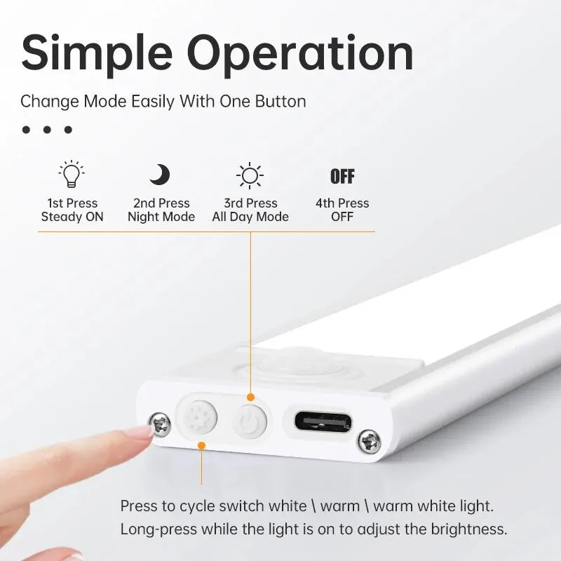 LED Motion Sensor Light Night Premium Quality Replacement Accessory