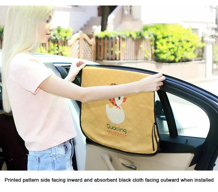 Cartoon Universal Side Window Sunshade Car Sun Shade UV Protector