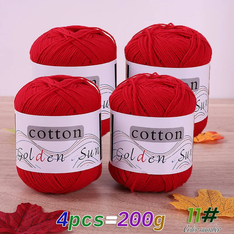 Yarn, Medium-Fine for Crochet Sweaters, Vests, Hats & Small Blankets