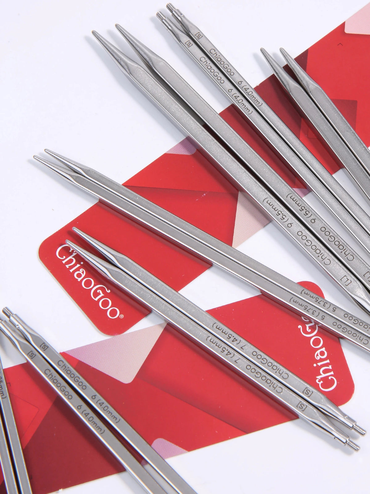 Knitting Needle Tips, ChiaoGoo QUADS Cubic for Interchangeable Yarn Crafts