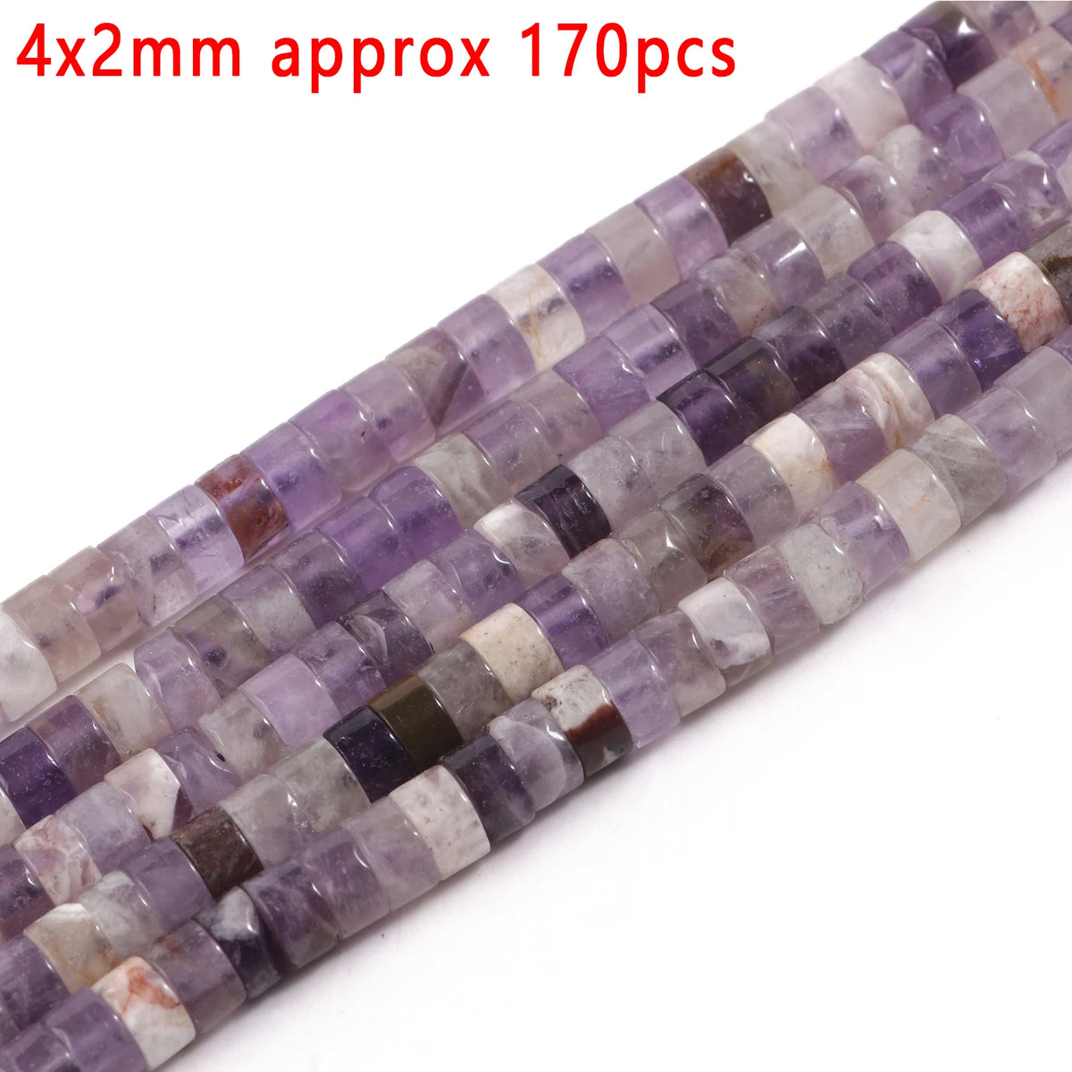 Stone Beads Purple Amethyst-Style Assorted Shapes for DIY Jewelry Making