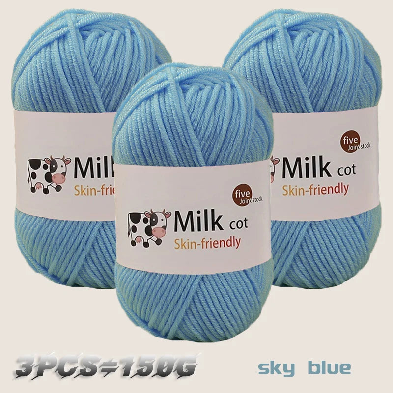 Yarn for Handmade Crochet Dolls, Flowers, Sweaters, Scarves & Hats