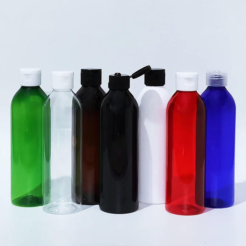 Flip-Top Bottles Empty PET Plastic Cosmetic Packaging Containers 30 Pack