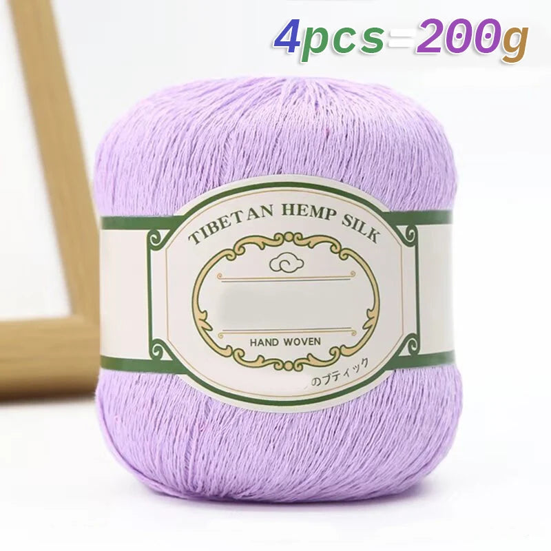 Yarn with Sequins for Crochet Shawls, Summer Hats & Openwork Knitwear