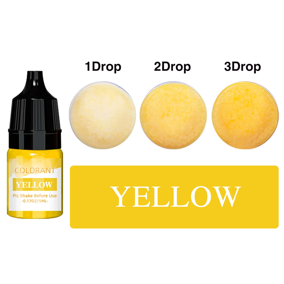 Liquid Candle & Soap Colorant 5ml — 20 Colors for Soy, Beeswax & Paraffin