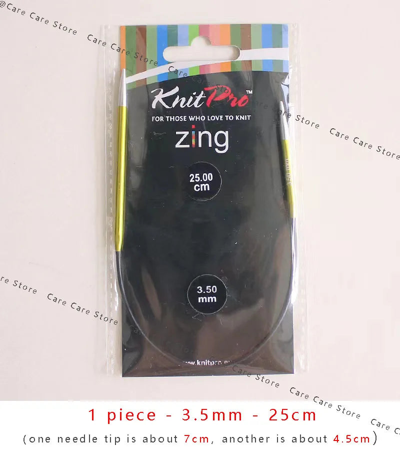 Knitting Needles, KnitPro Zing Asymmetrical Circular for Sleeves & Socks