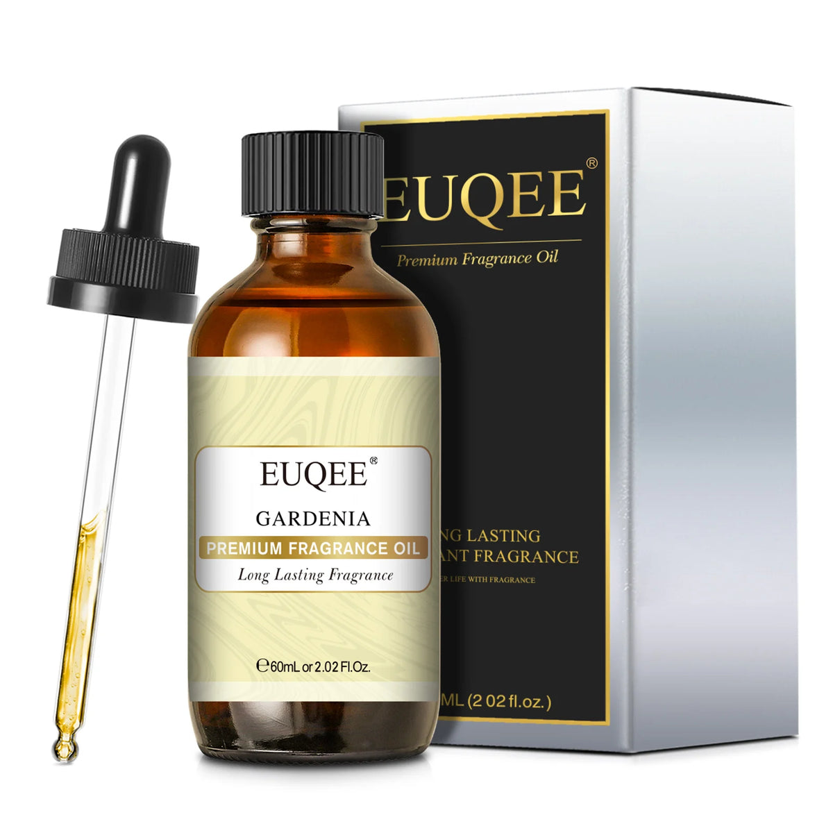 EUQEE Premium Fragrance Oil 60ml Glass Dropper Candle Soap Diffuser 13 Scents